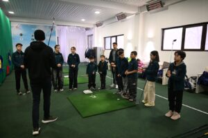 В Алматы в спортивной школе №8 открылось отделение гольфа