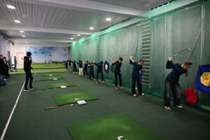 В Алматы в спортивной школе №8 открылось отделение гольфа
