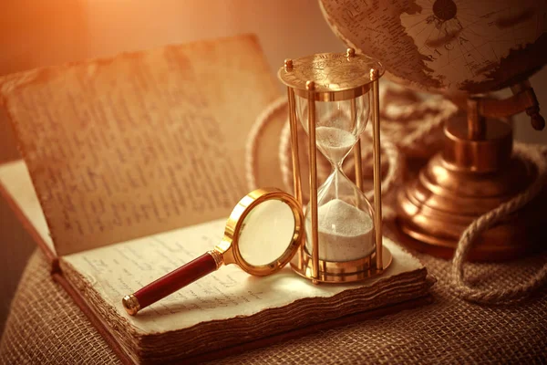 depositphotos 346921732 stock photo old vintage items treasure hunter