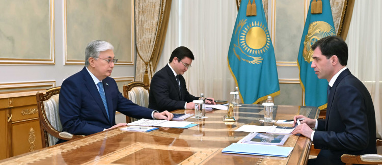 Токаев принял председателя совета директоров АО Qarmet, руководителя группы компаний Allur Андрея Лаврентьева