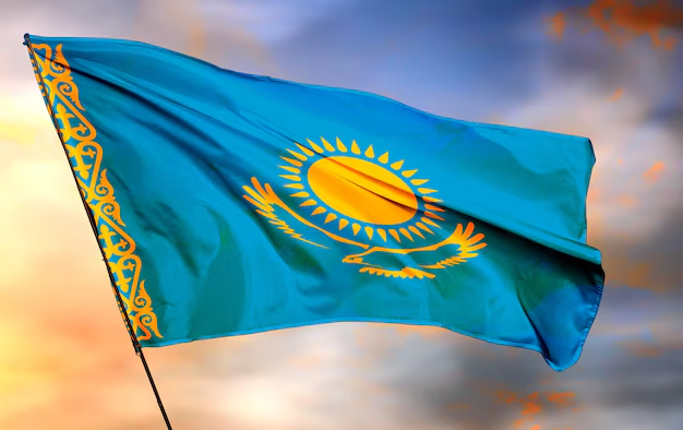kazakhstan 3d waving flag cloud background image 712373 6738
