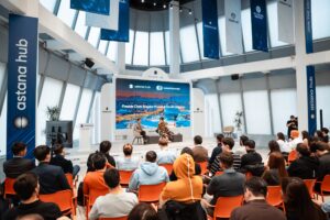 В Astana Hub состоялся Fireside Chat с Багдатом Мусиным и Даниилом Либерманом о будущем технологий и роли Казахстана в AI-экономике