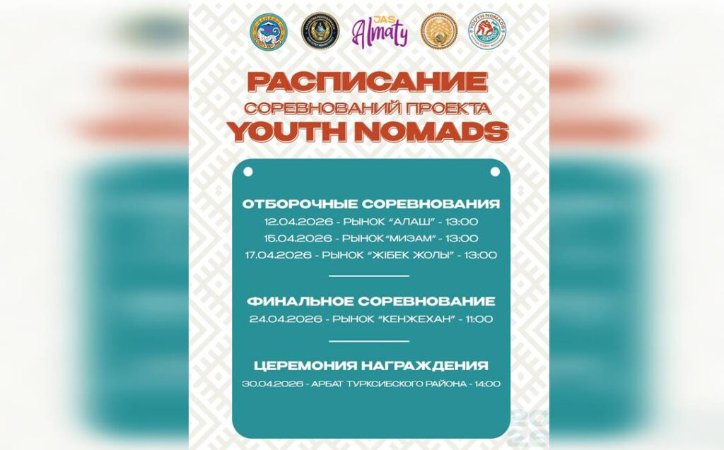 В Алматы стартовал уникальный спортивно-культурный проект Youth Nomads с общим призовым фондом в 3 млн тг