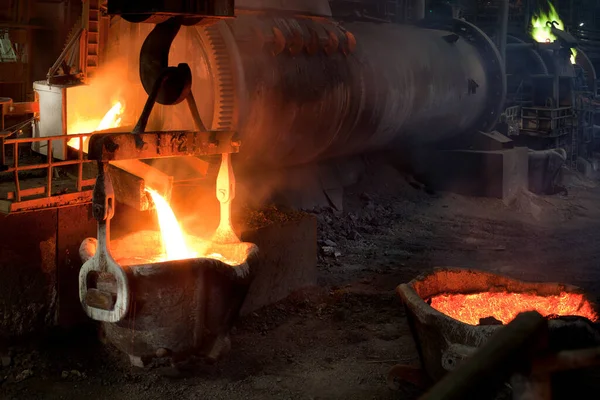 depositphotos 483217744 stock photo pouring molten copper copper smelter